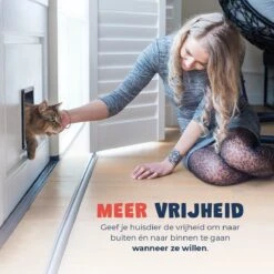 JC Pets Premium Kattenluik - Inclusief Tunnel - 4 Vergrendelingsstanden - Zwart - 20 X 19 X 5.5 Cm - Waterdicht -Kattenbenodigdheden Winkel 1200x1200 1088