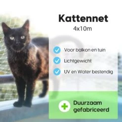 Kattennet Voor Balkon 4 X 10 M - Kattennet - Katten Gaas - Zwart 10 Kattennet Voor Balkon 4 X 10 M - Kattennet - Katten Gaas - Zwart -Kattenbenodigdheden Winkel 1200x1200 1098