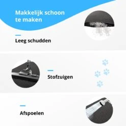 Tenify Kattenbakmat + Extra Kattenbak Schepje - 40 X 50 Cm - Waterdicht - Dubbele Laag - Honingraatstructuur - Uitloopmat - Mat -Kattenbenodigdheden Winkel 1200x1200 1112