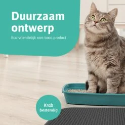 Kattenbakmat - 40 X 50 Cm - Grijs - Uitloopmat Kat - Kattenbakvulling - Opvang Ruimte - Grit Opvanger - Waterdicht - Eco-friendly 11 Kattenbakmat - 40 X 50 Cm - Grijs - Uitloopmat Kat - Kattenbakvulling - Opvang Ruimte - Grit Opvanger - Waterdicht - Eco-friendly -Kattenbenodigdheden Winkel 1200x1200 1119