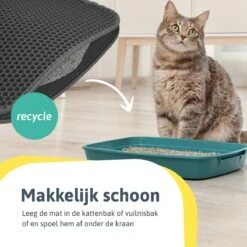 Kattenbakmat - 40 X 50 Cm - Grijs - Uitloopmat Kat - Kattenbakvulling - Opvang Ruimte - Grit Opvanger - Waterdicht - Eco-friendly 12 Kattenbakmat - 40 X 50 Cm - Grijs - Uitloopmat Kat - Kattenbakvulling - Opvang Ruimte - Grit Opvanger - Waterdicht - Eco-friendly -Kattenbenodigdheden Winkel 1200x1200 1120