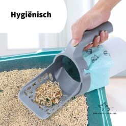 The Pets Supplier - Kattenbak Schep - Kattenbakschep Met Opvangbak - Kattenbak Grind - Kattenzakjes -Kattenbenodigdheden Winkel 1200x1200 1147