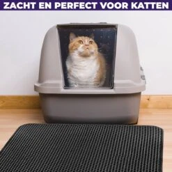 Kattenbakmat - Schoonloopmat - Katten Grit Opvanger - Kattenbakvulling - Waterdicht - Dubbele Laag - Honingraat - 40 X 50 Cm - Zwart 8 Kattenbakmat - Schoonloopmat - Katten Grit Opvanger - Kattenbakvulling - Waterdicht - Dubbele Laag - Honingraat - 40 X 50 Cm - Zwart -Kattenbenodigdheden Winkel 1200x1200 1173