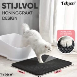 TEBJEN Kattenbakmat – Kattenbak Mat Grit Opvanger - Schoonloop Katten Mat – Dubbele Waterdichte Laag – Uitloopmat Kattenbak – Kattenbak Accessoires - Met Speelgoedmuisje En Schepje - 40x50cm 17 TEBJEN Kattenbakmat – Kattenbak Mat Grit Opvanger - Schoonloop Katten Mat – Dubbele Waterdichte Laag – Uitloopmat Kattenbak – Kattenbak Accessoires - Met Speelgoedmuisje En Schepje - 40x50cm -Kattenbenodigdheden Winkel 1200x1200 1181