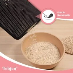 TEBJEN Kattenbakmat – Kattenbak Mat Grit Opvanger - Schoonloop Katten Mat – Dubbele Waterdichte Laag – Uitloopmat Kattenbak – Kattenbak Accessoires - Met Speelgoedmuisje En Schepje - 40x50cm 19 TEBJEN Kattenbakmat – Kattenbak Mat Grit Opvanger - Schoonloop Katten Mat – Dubbele Waterdichte Laag – Uitloopmat Kattenbak – Kattenbak Accessoires - Met Speelgoedmuisje En Schepje - 40x50cm -Kattenbenodigdheden Winkel 1200x1200 1183
