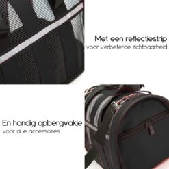 Opvouwbare Katten Reismand - Met Schouderband En Kattenbakmat - Reismand Kat - 49x30x26 Cm - Wasmachinebestendig - Zwart - Hondendraagtas - Kattenreismand - Draagtas Voor Dieren - Kattenmand -Kattenbenodigdheden Winkel 1200x1200 1194