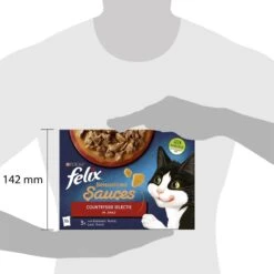 Felix Sensations Sauces Countryside Selectie In Saus - Katten Natvoer - 48 X 85g -Kattenbenodigdheden Winkel 1200x1200 120