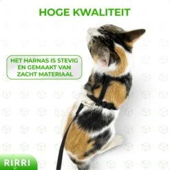Rirri Kattenharnas Met Looplijn - Kattentuigje Met Looplijn Hoogwaardige Kwaliteit - Zwart 9 Rirri Kattenharnas Met Looplijn - Kattentuigje Met Looplijn Hoogwaardige Kwaliteit - Zwart -Kattenbenodigdheden Winkel 1200x1200 1213
