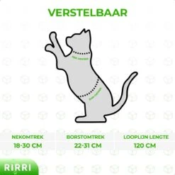 Rirri Kattenharnas Met Looplijn - Kattentuigje Met Looplijn Hoogwaardige Kwaliteit - Rood -Kattenbenodigdheden Winkel 1200x1200 1230