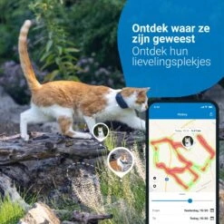 Tractive GPS CAT 4 - Kat GPS Tracker & Activiteitenmonitor - Past Op Meeste Halsbanden - Donkerblauw -Kattenbenodigdheden Winkel 1200x1200 1262