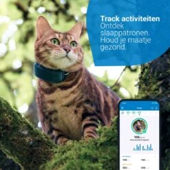 Tractive GPS CAT 4 - Kat GPS Tracker & Activiteitenmonitor - Past Op Meeste Halsbanden - Donkerblauw -Kattenbenodigdheden Winkel 1200x1200 1263