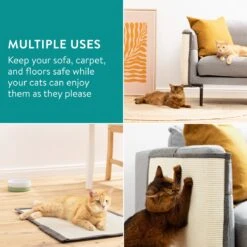 Navaris Katten Krabmat - Bescherming Van Meubels - Voor Banken En Stoelen - Krabbescherming - Rechtsdraaiend -Kattenbenodigdheden Winkel 1200x1200 1355