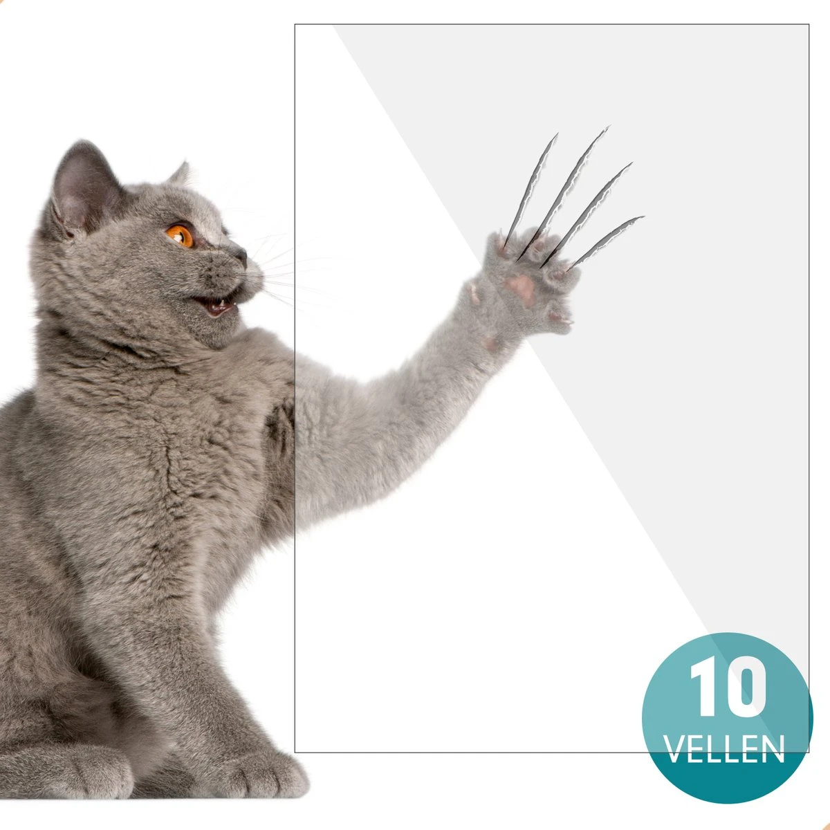 Westhome - Anti Krab Vellen Voor Kat En Hond - Meubelbescherming - Bankbescherming - 10 Stuks - 30 X 45 Cm 2 Westhome - Anti Krab Vellen Voor Kat En Hond - Meubelbescherming - Bankbescherming - 10 Stuks - 30 X 45 Cm - Afbeelding 2
