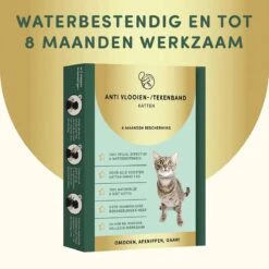 3 Stuks Vlooienband Kat Tekenband - 100% Natuurlijk Veilig En Waterbestendig -Kattenbenodigdheden Winkel 1200x1200 17