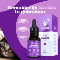Aerend - Kalmerende Druppels Voor Katten - Anti-stress - Zanipro® 30ml - 100% Natuurlijk Uit Het Verenigd Koninkrijk - Met Ashwagandha & Valeriaan - No Stress Druppels Om Gedragsproblemen Te Verlichten - Voor Thuis En Onderweg -Kattenbenodigdheden Winkel 1200x1200 187
