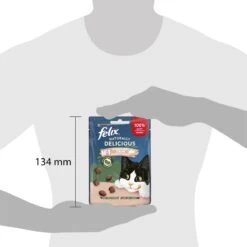 Felix Naturally Delicious Zalm & Spinazie - Kattensnacks - 8 X 50g -Kattenbenodigdheden Winkel 1200x1200 215