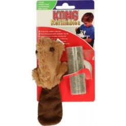 Kong Kat Catnip Bever - Speelmuis - Bruin - 3,8 X 4,5 X 4,2 -Kattenbenodigdheden Winkel 1200x1200 231