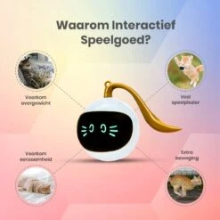 Otiume Slimme Katten Speeltje - Interactieve Zelf Rollende Bal Voor Katten - Kattenspeeltjes -Speelgoed Voor Dieren - USB Oplaadbaar 13 Otiume Slimme Katten Speeltje - Interactieve Zelf Rollende Bal Voor Katten - Kattenspeeltjes -Speelgoed Voor Dieren - USB Oplaadbaar -Kattenbenodigdheden Winkel 1200x1200 235