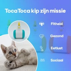 TocaToca Kip- Interactieve Zelf Bewegende Speeltje- Kattenspeeltjes- Intelligentie- Kattenspeelgoed- Kip Voor Katten- Laser- USB- Speelgoed- Geluid- Oranje -Kattenbenodigdheden Winkel 1200x1200 288