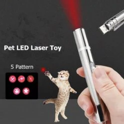 Laserpen - Oplaadbaar Met USB - Rode Laser - RVS Zilver - UV - Zaklamp - LED - Kat - Katten Speeltjes - Kattenspeelgoed - 7 Verschillende Standen 14 Laserpen - Oplaadbaar Met USB - Rode Laser - RVS Zilver - UV - Zaklamp - LED - Kat - Katten Speeltjes - Kattenspeelgoed - 7 Verschillende Standen -Kattenbenodigdheden Winkel 1200x1200 339