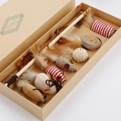 GIZMO Luxe Kattenspeeltjes Set - 7 Speeltjes - Interactieve Kattenhengel, Kattenspeelgoed & Speelmuisjes - Kitten Speeltjes 18 GIZMO Luxe Kattenspeeltjes Set - 7 Speeltjes - Interactieve Kattenhengel, Kattenspeelgoed & Speelmuisjes - Kitten Speeltjes -Kattenbenodigdheden Winkel 1200x1200 376