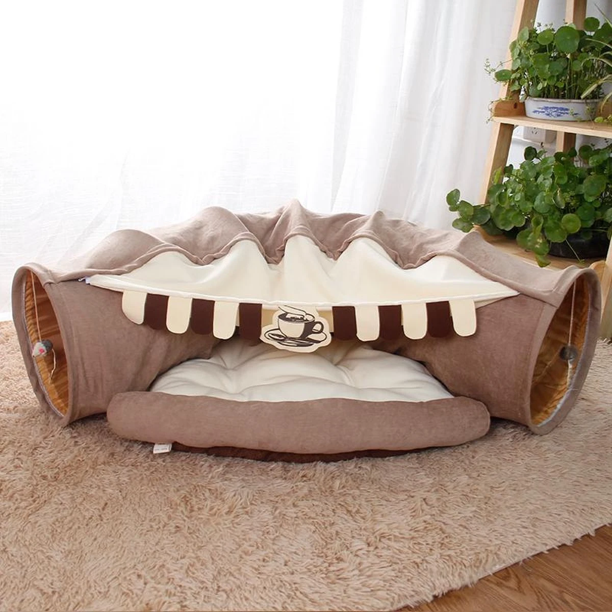 SODEAL Kattentunnel - Katten Huis - Tunnel Kat - Cat House - Kattenmand - Katten Tunnel 5 SODEAL Kattentunnel - Katten Huis - Tunnel Kat - Cat House - Kattenmand - Katten Tunnel - Afbeelding 5