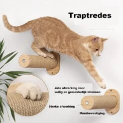 Klimmuur Kat XXL Editie - Krabpaal - Katten Klimmuur - Katten Klim Wand - Met Hangmat -Kattenbenodigdheden Winkel 1200x1200 420