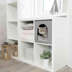 Trixie Kattenmand Iglo Ella Grijs - 33X33X37 CM 12 Trixie Kattenmand Iglo Ella Grijs - 33X33X37 CM -Kattenbenodigdheden Winkel 1200x1200 459