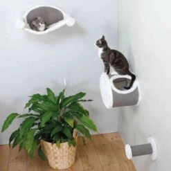 TRIXIE Kattenhangmat 54x28x33 Cm Crèmekleurig En Grijs 49920 -Kattenbenodigdheden Winkel 1200x1200 467