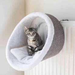 Trixie Radiator Hangmat Iglo - Wit/Grijs 34 X 38 X 38 Cm -Kattenbenodigdheden Winkel 1200x1200 536