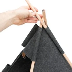 TRIXIE Huisdierengrot Tipi 55x65x55 Cm Vilt -Kattenbenodigdheden Winkel 1200x1200 540