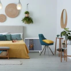 Relaxdays Kattenbak Ombouw Design - Kattenhuis Op Pootjes - Kattenmeubel Wit - Kattenkast -Kattenbenodigdheden Winkel 1200x1200 553