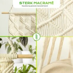 Qoods Kattenhangmat Macramé - Hangende Kattenmand Raam Of Radiator - Kattenbed - Poezenmand -Kattenbenodigdheden Winkel 1200x1200 570