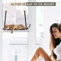 TACTIV PETS® Kattenhangmat | Hangmat Kat | Kattenhangmat Raam | Kattenmand -Kattenbenodigdheden Winkel 1200x1200 578