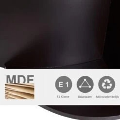 Merkloos Paws And Claws - Cat Shelf – Hangmat Kat – Kattenplank - Kattenbed - Wasbaar – Wandmontage – MDF - Bruin -Kattenbenodigdheden Winkel 1200x1200 612