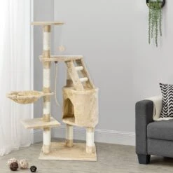 Merkloos Katten Krabpaal - Buffy - Beige -Kattenbenodigdheden Winkel 1200x1200 664