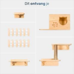 Katten Klimmuur - Complete Set - Krabpaal - Huisje - Ladders - Plateaus - Katten Klim Wand - Krabpaal Muur - Klimmuur Kat - Krabpaal Voor Grote Katten - Klimwand 24 Katten Klimmuur - Complete Set - Krabpaal - Huisje - Ladders - Plateaus - Katten Klim Wand - Krabpaal Muur - Klimmuur Kat - Krabpaal Voor Grote Katten - Klimwand -Kattenbenodigdheden Winkel 1200x1200 691