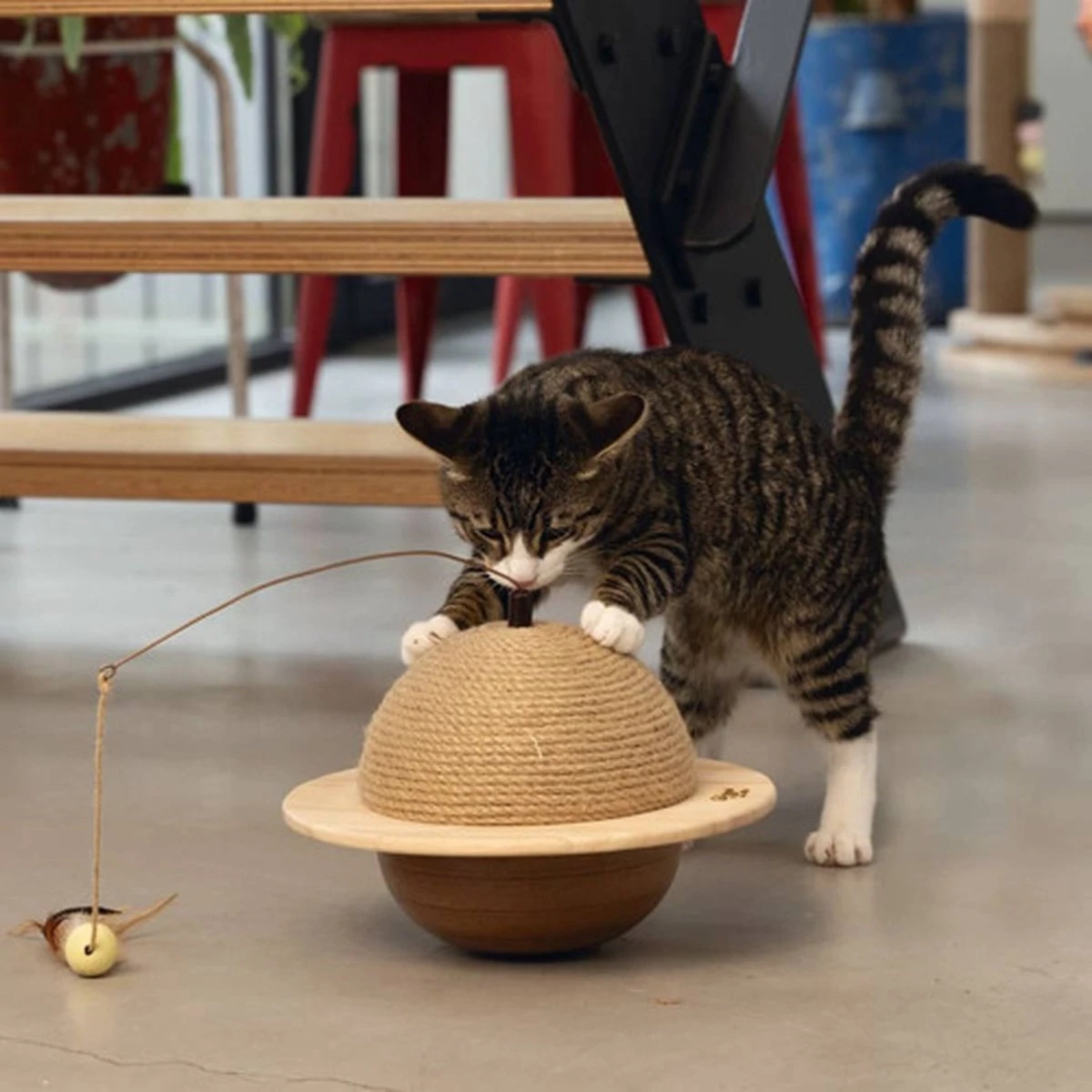 Designed By Lotte Kattenkrabbol Wiggly 29.5x20 Cm Hout 5 Designed By Lotte Kattenkrabbol Wiggly 29.5x20 Cm Hout - Afbeelding 5