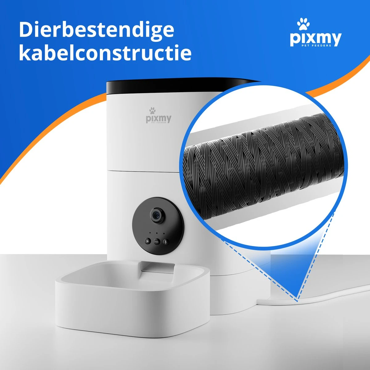 PIXMY - Automatische Voerbak Kat - 4L - Wi-Fi - Met App En Full HD Camera - Voerbak Kat 10 PIXMY - Automatische Voerbak Kat - 4L - Wi-Fi - Met App En Full HD Camera - Voerbak Kat - Afbeelding 10