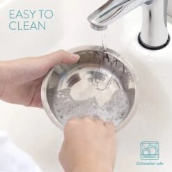 Navaris Verhoogd Dubbel Dieren Voedingsstation - 2 Kommen Voor Katten En Kleine Honden - Roestvrij Staal - Verhoogde Bamboe Standaard -Kattenbenodigdheden Winkel 1200x1200 824