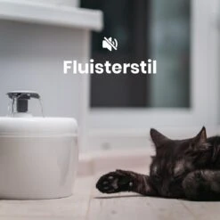 TrevoPet® Drinkfontein Kat - Waterfontein Kat - Kattenfontein - Fluisterstil - Drinkfontein - Drinkbak Kat - 2.5 Liter - Inclusief Filter - Wit -Kattenbenodigdheden Winkel 1200x1200 854
