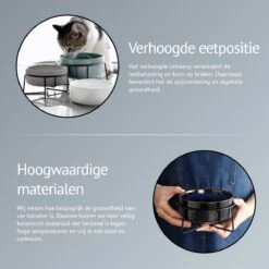 GIZMO 2x Voerbak Kat - 400 Ml - Groen - Keramische Drink- & Voerbakken Met Standaard - 13 Cm - 2 Stuks 15 GIZMO 2x Voerbak Kat - 400 Ml - Groen - Keramische Drink- & Voerbakken Met Standaard - 13 Cm - 2 Stuks -Kattenbenodigdheden Winkel 1200x1200 858