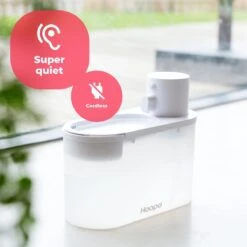 Hoopo® Agua - DRAADLOZE Waterfontein Katten - SMART Waterfontein Katten - UVC Disinfectie - 2 Liter - Automatische Katten Fontein -Kattenbenodigdheden Winkel 1200x1200 863