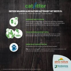 Almo Nature Zuinige Kattenbakvulling Klontvormend En Milieuvriendelijk - Inhoud 4,54 Kg -Kattenbenodigdheden Winkel 1200x1200 873
