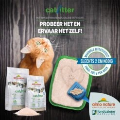 Almo Nature Zuinige Kattenbakvulling Klontvormend En Milieuvriendelijk - Inhoud 4,54 Kg -Kattenbenodigdheden Winkel 1200x1200 877