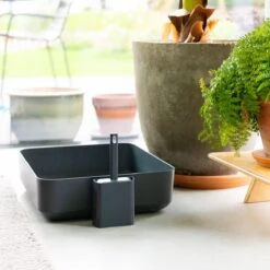 Hoopo® Poh Kattenbak Grijs - Open Kattenbak - Design Kattenbak - Kattenbakschep - 50x37.5x12.7 Cm - Grote Kattenbak -Kattenbenodigdheden Winkel 1200x1200 896