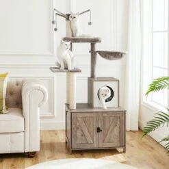 Signature Home Catty Krabpaal Met Kattenbak - Kattenbakkast - Kattenhuis Met Deur En Slot - Krabpalen Met Hangmat Mand Katten Huis - Kattenbakmeubel Verborgen - Alles-in-één Kattenspeelgoed Met Kattenhuis - Grijs - 60cm X 150cm X 48cm 16 Signature Home Catty Krabpaal Met Kattenbak - Kattenbakkast - Kattenhuis Met Deur En Slot - Krabpalen Met Hangmat Mand Katten Huis - Kattenbakmeubel Verborgen - Alles-in-één Kattenspeelgoed Met Kattenhuis - Grijs - 60cm X 150cm X 48cm -Kattenbenodigdheden Winkel 1200x1200 936