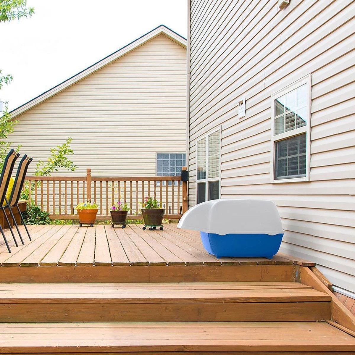 Ferplast Cosmic Outdoor - Kattenbak - Assorti - 73,5 X 43,5 X 41 Cm 4 Ferplast Cosmic Outdoor - Kattenbak - Assorti - 73,5 X 43,5 X 41 Cm - Afbeelding 4