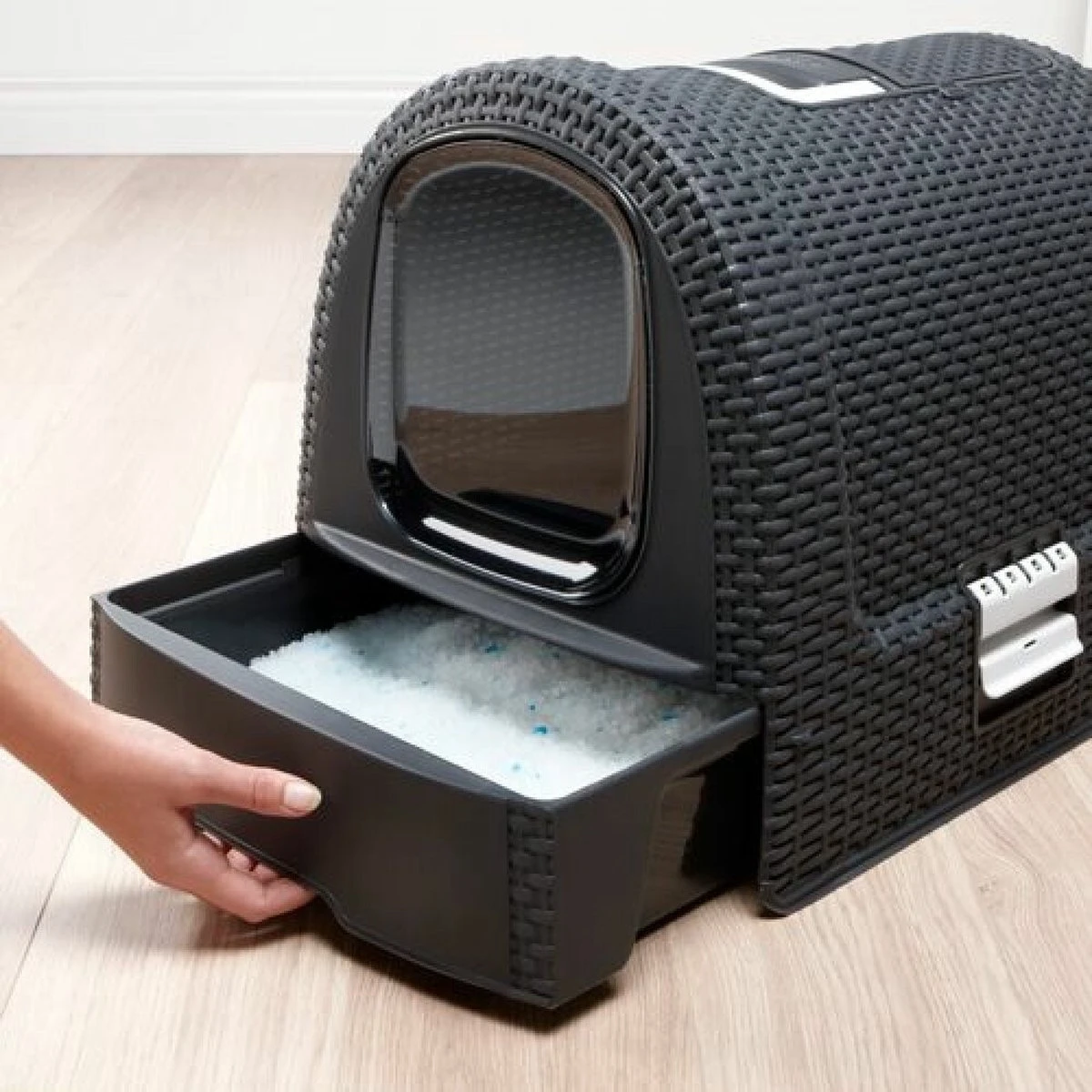 Curver Kattenbak - Antraciet - 51 X 38,5 X 39,5 Cm 5 Curver Kattenbak - Antraciet - 51 X 38,5 X 39,5 Cm - Afbeelding 5