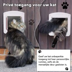 DOWO® - Kattenklep - Kattenluik - Kattenluikje - 4-weg Huisdierklep, Eenvoudige Installatie Kattendeur Huisdierendeur Aan De Muur, Houten Deur, Upvc Binnendeur, Baksteenwanden, Houten Deuren (M - Buitenmaat 20x22 Cm) 11 DOWO® - Kattenklep - Kattenluik - Kattenluikje - 4-weg Huisdierklep, Eenvoudige Installatie Kattendeur Huisdierendeur Aan De Muur, Houten Deur, Upvc Binnendeur, Baksteenwanden, Houten Deuren (M - Buitenmaat 20x22 Cm) -Kattenbenodigdheden Winkel 1200x1200 975